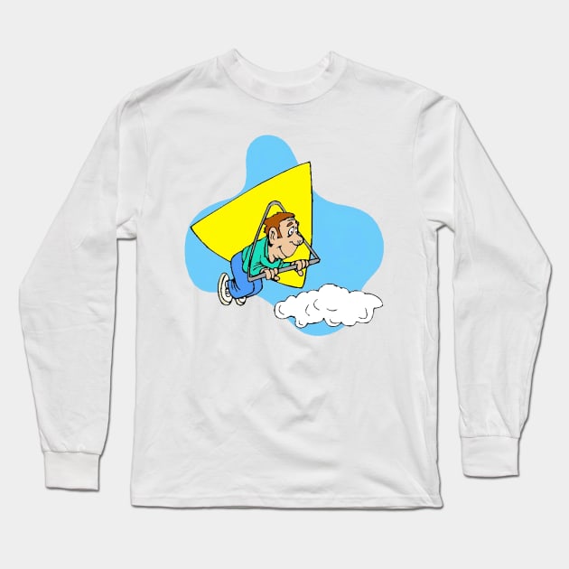 Hangin' In There! Long Sleeve T-Shirt by 90s Vintage Clothes